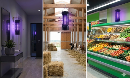 Đèn bắt muỗi DBM03